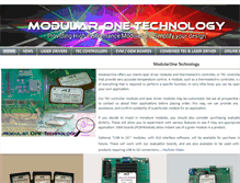 Tablet Screenshot of modularonetechnology.com